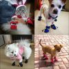 Anti-slip Pet Dog shoes Waterproof boots shoes puppy cat socks boots dog shoes - pink - 2