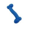 Hot Sale Pet Dog Chew Toys Rubber molar Bone Toy Aggressive Chewers Dog Toothbrush Doggy Puppy Dental Care Pet Accessories - Blue