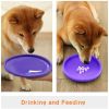 Pet UFO Toys New Small Medium Large Dog Flying Discs Trainning Interactive Toy Puppy Rubber Fetch Flying Disc 15CM - Pink