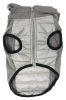 Pet Life 'Apex' Lightweight Hybrid 4-Season Stretch and Quick-Dry Dog Coat w/ Pop out Hood - Grey - Large