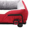 Pet Life "Dream Smart" Electronic Heating and Cooling Smart Pet Bed - Burgundy Red - Medium