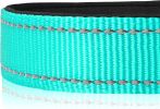 Reflective Dog Collar; Soft Neoprene Padded Breathable Nylon Pet Collar Adjustable for Medium Dogs - Green - X-Large (Pack of 1)