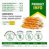 Dog Sticks Wrapped with Chicken & Pet Natural Chew Treats Grain Free Organic Meat & Human Grade Dried Snacks in Bulk for Training Small & Large Dogs -