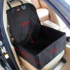 Waterproof Pet Hammock Dog Car Seat Cover - Black - Pet Supplies