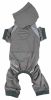 Dog Helios 'Namastail' Lightweight 4-Way Stretch Breathable Full Bodied Performance Yoga Dog Hoodie Tracksuit - Grey - X-Small