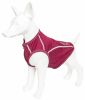 Pet Life Active 'Racerbark' 4-Way Stretch Performance Active Dog Tank Top T-Shirt - Maroon - Small