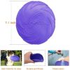 Pet UFO Toys New Small Medium Large Dog Flying Discs Trainning Interactive Toy Puppy Rubber Fetch Flying Disc 15CM - Blue