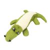 Dog Toys For Small Large Dogs Animal Shape Plush Pet Puppy Squeaky Chews Bite Resistant Cleaning Teeth Toy Pets Accessories #P5 - Green